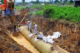 Lần thứ 21 đường ống nước sông Đà gặp sự cố