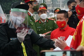 An ninh thắt chặt trước trận Việt Nam - Saudi Arabia