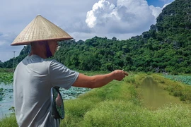 Video người dân kể lại phút giây dê bị cán bộ công an hạ gục