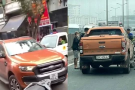 Hà Nội: Tài xế xe bán tải bị người dân vây bắt dương tính với ma túy