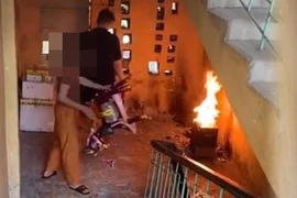 Lần hiếm hoi phạt tiền người dân đốt vàng mã do vi phạm về phòng cháy, chữa cháy