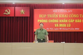 Bộ Công an họp triển khai công tác phòng chống bão số 3