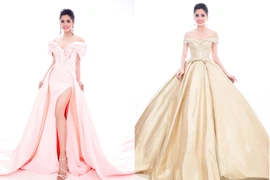 Lộ diện 4 chiếc đầm dạ hội Tiểu Vy mang đến Miss World