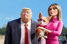 Hình ảnh Tổng thống Trump bất ngờ xuất hiện trong phim rạp