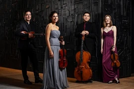 Tứ tấu đàn dây Vera Quartet từ Mỹ lần đầu đến Việt Nam