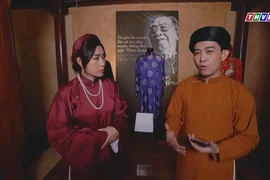 Quốc Bảo cùng Phạm Yến diện áo dài bắt mắt, khám phá Bảo tàng Áo dài 