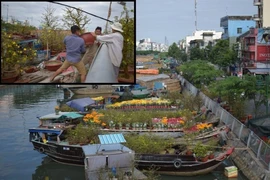 'Bưng chậu mai té lộn cổ, em tưởng về với ông bà rồi!'