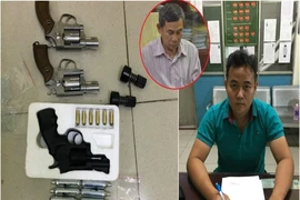 Hai cha con buôn súng sa lưới đặc nhiệm trong đêm