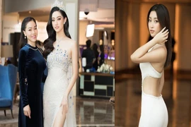  Đỗ Mỹ Linh khoe lưng trần đọ sắc cùng dàn hậu