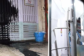 Côn đồ tạt sơn, phá ô tô, đánh 2 vợ chồng ở Gò Vấp