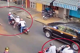 Chủ tiệm thuốc Tây bị dàn cảnh đụng xe, móc hàng chục triệu