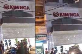 Bảo trì cửa cuốn ở tiệm vàng, 1 người bị điện giật chết