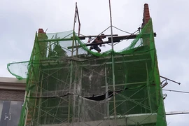 Quận Tân Bình: ‘Gió thổi đổ gạch’ ở công trình đang xây dựng