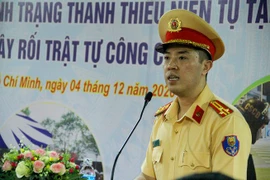Thượng tá Huỳnh Trung Phong làm Trưởng Công an quận 6