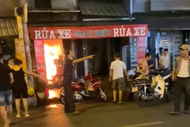 Nguyên nhân vụ cháy tiệm sửa xe mới khai trương là do đốt