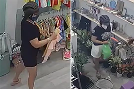 Tái diễn trò vờ mua hàng để dàn cảnh trộm cắp tài sản
