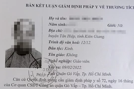 Nữ giáo viên bị nhóm youtuber đánh ở Gò Vấp bị thương tật 20%