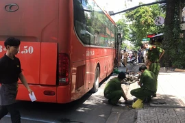 Xe khách giường nằm cán chết người ở Tân Phú