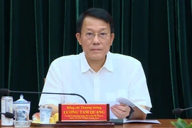Bộ trưởng Lương Tam Quang có buổi làm việc với Thành ủy TP.HCM về xây dựng đề án 354