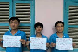3 người 'tái nghiện' đã bị Công an xã Đông Thạnh khởi tố, bắt giam