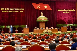 Hội nghị Trung ương 14, khóa XII. Ảnh: VGP