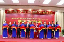 Quảng Ngãi khai trương Trung tâm Báo chí phục vụ Đại hội Đảng bộ tỉnh lần thứ I