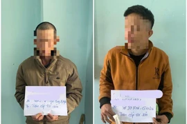 Bắt hai người lái xe taxi đi trộm cà phê