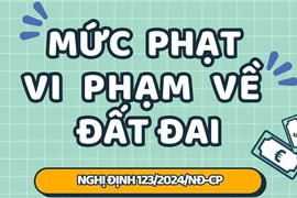 Infographic: Mức phạt các lỗi vi phạm đất đai thường gặp (mới nhất)