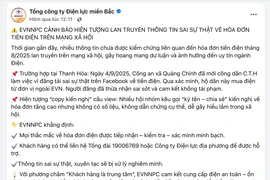 Đăng tin sai sự thật liên quan hóa đơn tiền điện trên mạng xã hội, bị xử lý ra sao?