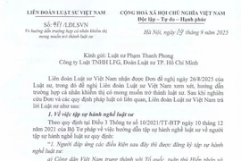 Người khiếm thị có thể trở thành luật sư nếu đáp ứng đầy đủ điều kiện