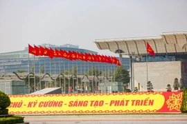 Công tác chuẩn bị tại Trung tâm Hội nghị Quốc gia đã hoàn tất. Ảnh: TTXVN