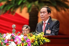 Ông Trần Thanh Mẫn, Bí thư Trung ương Đảng, Chủ tịch Ủy ban Trung ương MTTQ Việt Nam. 