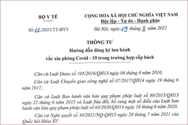 Hoàn tất hành lang pháp lý cấp phép khẩn cấp vaccine COVID-19