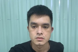 Bùi Văn Lành tại cơ quan công an. Ảnh: CA.