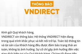 Bị tấn công mạng, hàng ngàn nhà đầu tư của VNDirect méo mặt