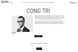 Công Trí mang 60 mẫu thiết kế đến New York fashion week