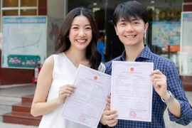 Á hậu Thúy Vân đăng ký kết hôn cùng doanh nhân Nhật Vũ