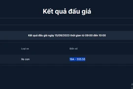 Đã tìm được chủ nhân biển số 19A-555.55 với giá gần 2,7 tỉ đồng