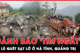 Khẩn cấp: Từ Hà Tĩnh đến Quảng Trị cảnh báo 'tím ngắt' về nguy cơ lũ quét và sạt lở đất 