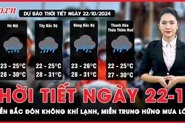 Thời tiết ngày 22-10: Không khí lạnh tràn về miền Bắc, miền Trung hứng mưa lớn