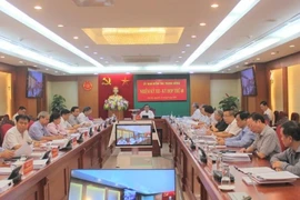 Ủy ban Kiểm tra Trung ương họp kỳ 48. Ảnh: UBKTTW