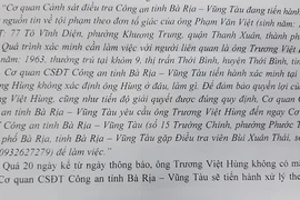 Công an Bà Rịa - Vũng Tàu tìm người theo đơn tố giác