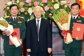 2 tướng quân đội được Chủ tịch nước thăng hàm Thượng tướng 