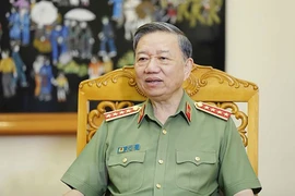 Đại tướng, Bộ trưởng Bộ Công an Tô Lâm. Ảnh: TTXVN