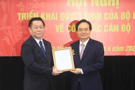 Ông Phùng Xuân Nhạ làm Phó Trưởng Ban Tuyên giáo Trung ương