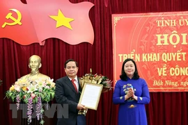 Bộ Chính trị phân công, điều động nhân sự mới tỉnh Đắk Nông