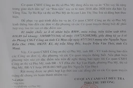 Công an truy tìm chiếc ô tô BMW liên quan vụ án của bà Lâm Thị Thu Trà