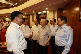 Chùm ảnh Tổng Bí thư chủ trì Hội nghị toàn quốc về phòng, chống tham nhũng