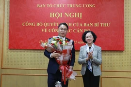 Ban Tổ chức Trung ương có phó trưởng ban mới