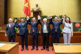 Những hình ảnh tại kỳ họp bất thường bầu tân Chủ tịch nước